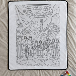 Quest Quilt Coloring Blanket