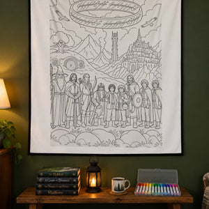 Quest Quilt Coloring Blanket
